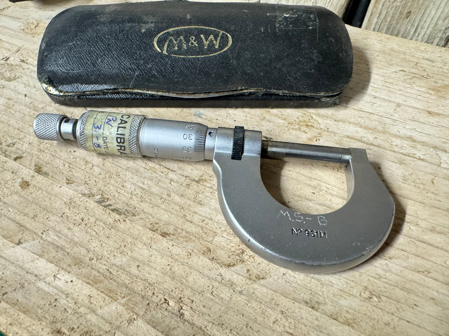 Moore & Wright No 961M 0-25mm Micrometer