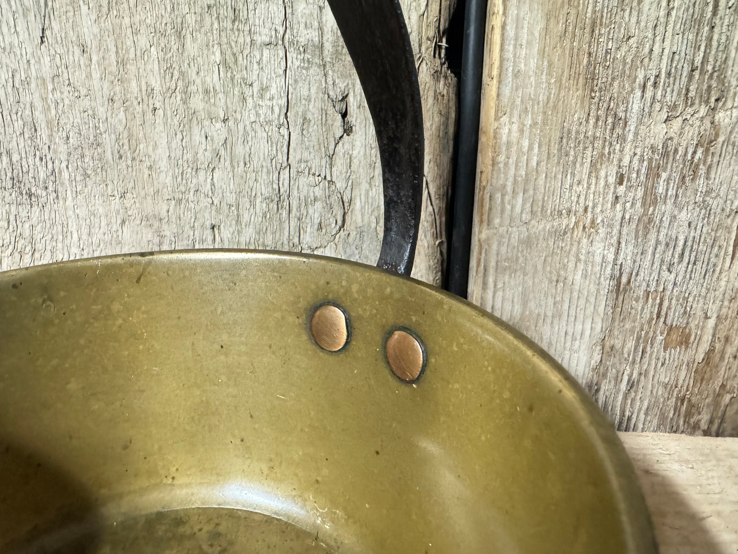 Antique Brass Jam Pot