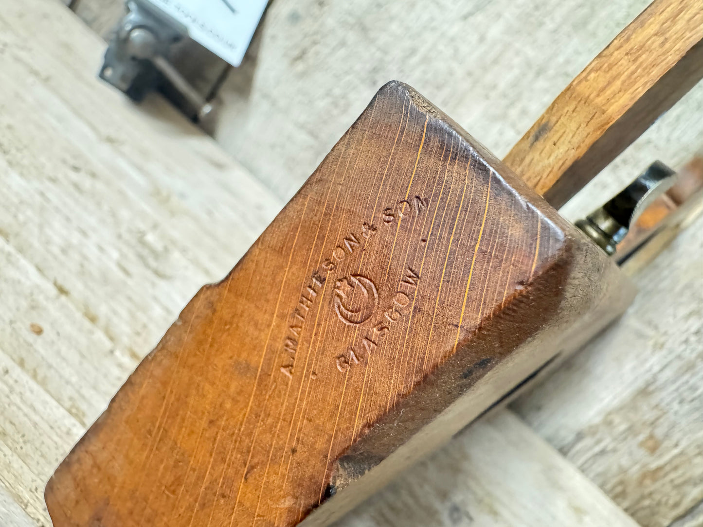 A Mathieson Twin Iron 5/8 Moulding Plane