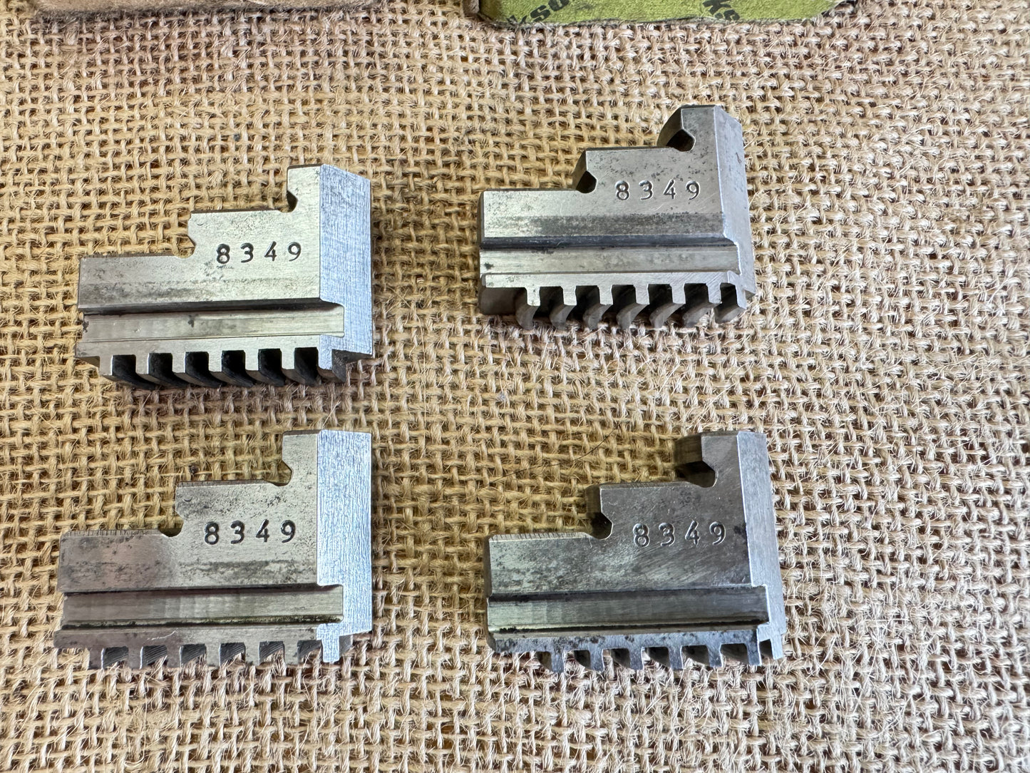 Clarkson Lathe Chuck 4 Jaw Set