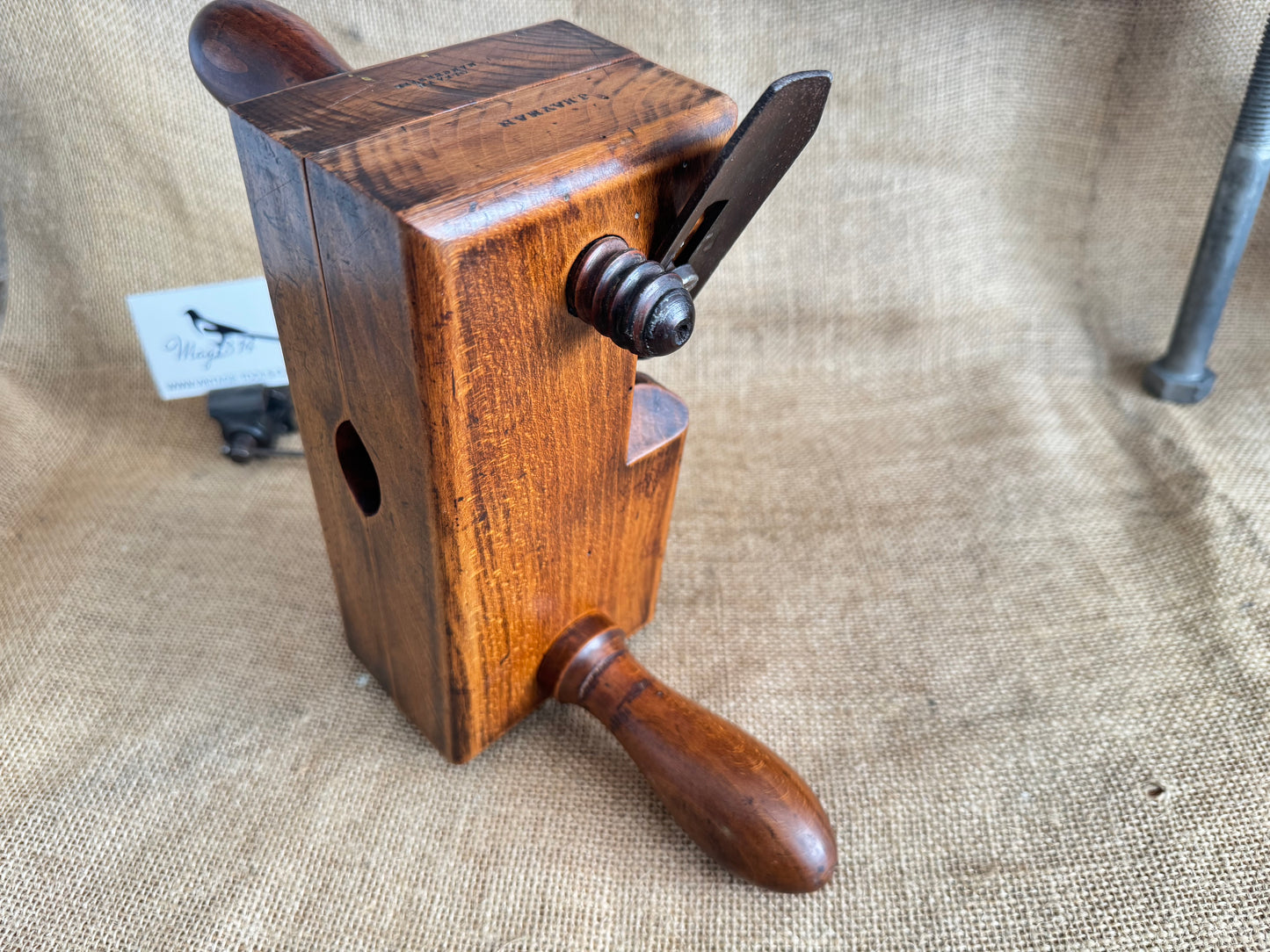 Very Rare Gleave of Manchester Twin Iron Stail Engine / Rounding Plane