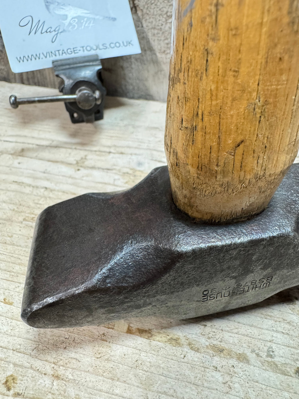 Whitehouse 3lb Straight Pein Hammer with Military Broad Arrow
