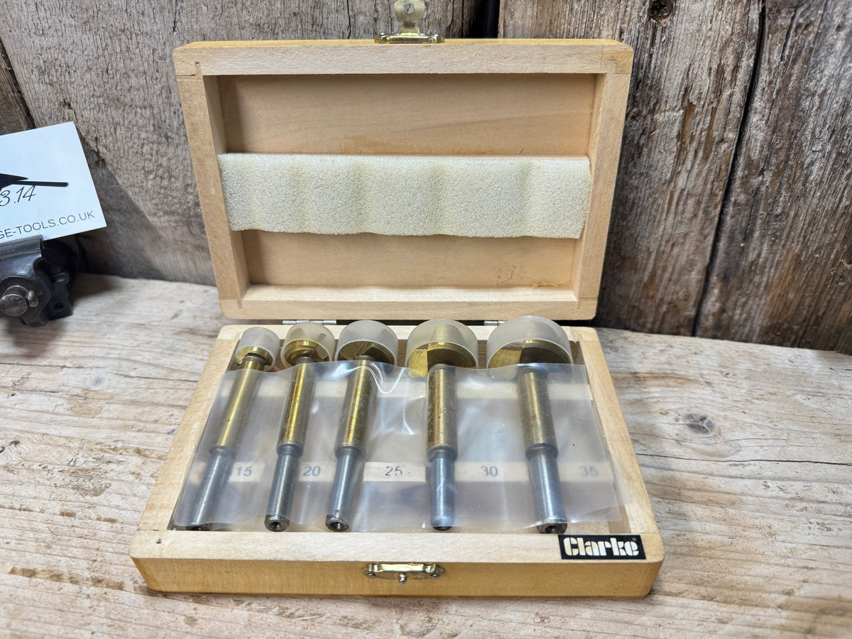 Clarke Woodworker 5pc Forstner Bit Set (Metric)