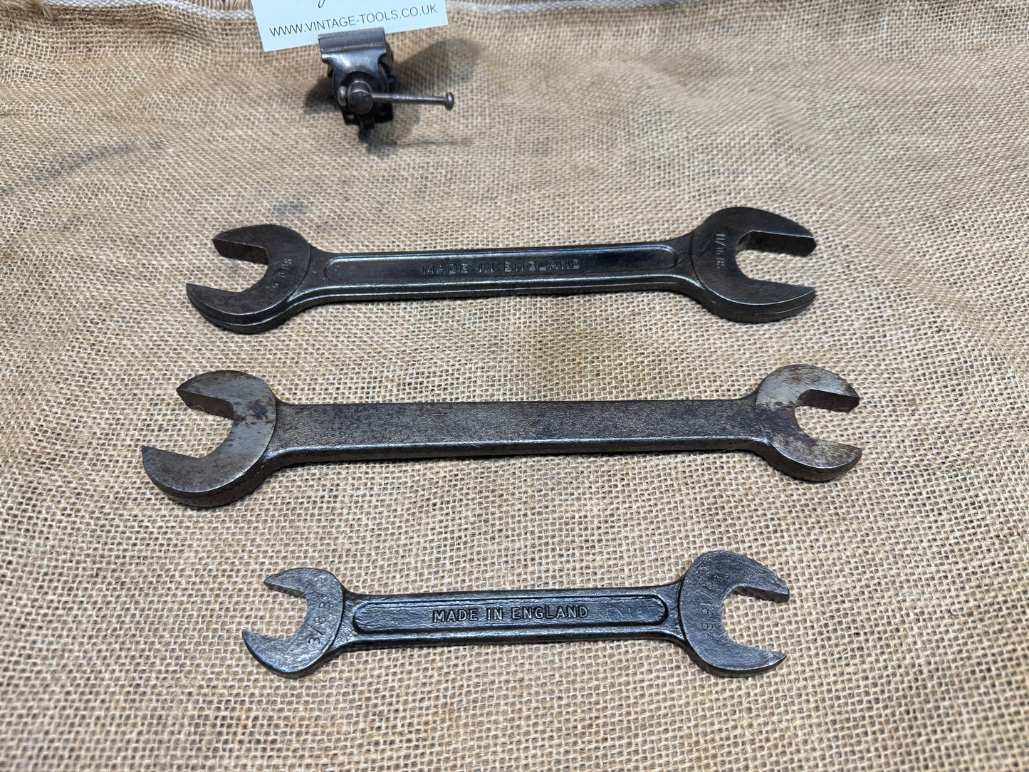 3 x G.P.O Marked Imperial Combination Spanners