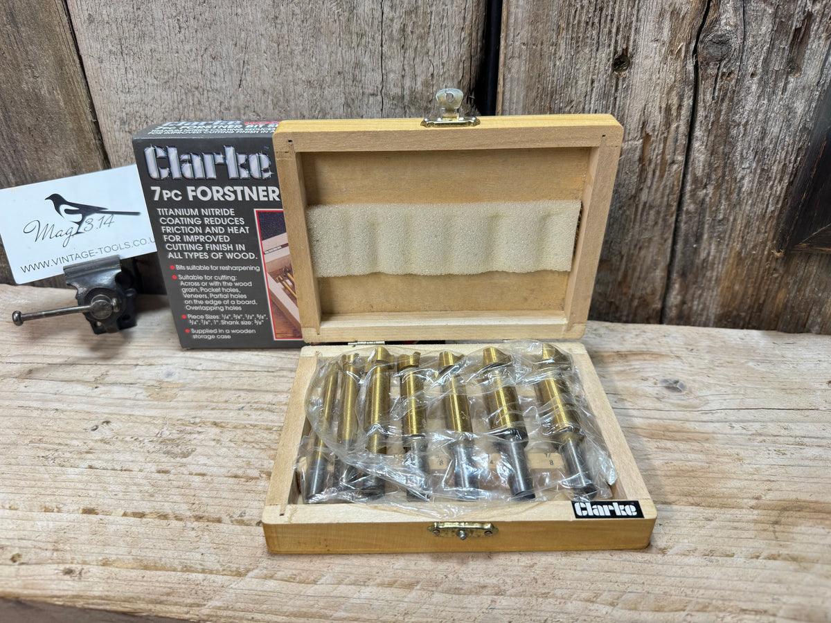 Clarke 7pc Forstner Bit Set (Imperial)