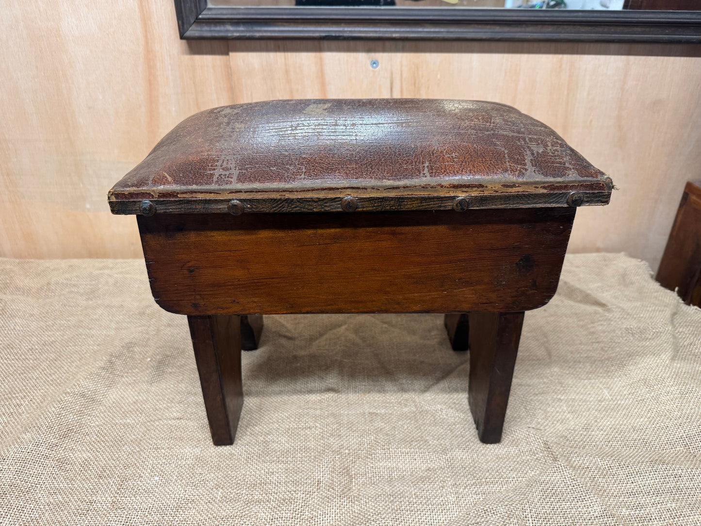 Antique Footstool / Fireside Stool / Bible Box / Childs Stool