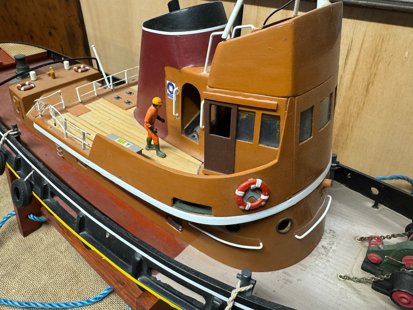 RC Scale Model Flying Drake 1950’s Tug Boat