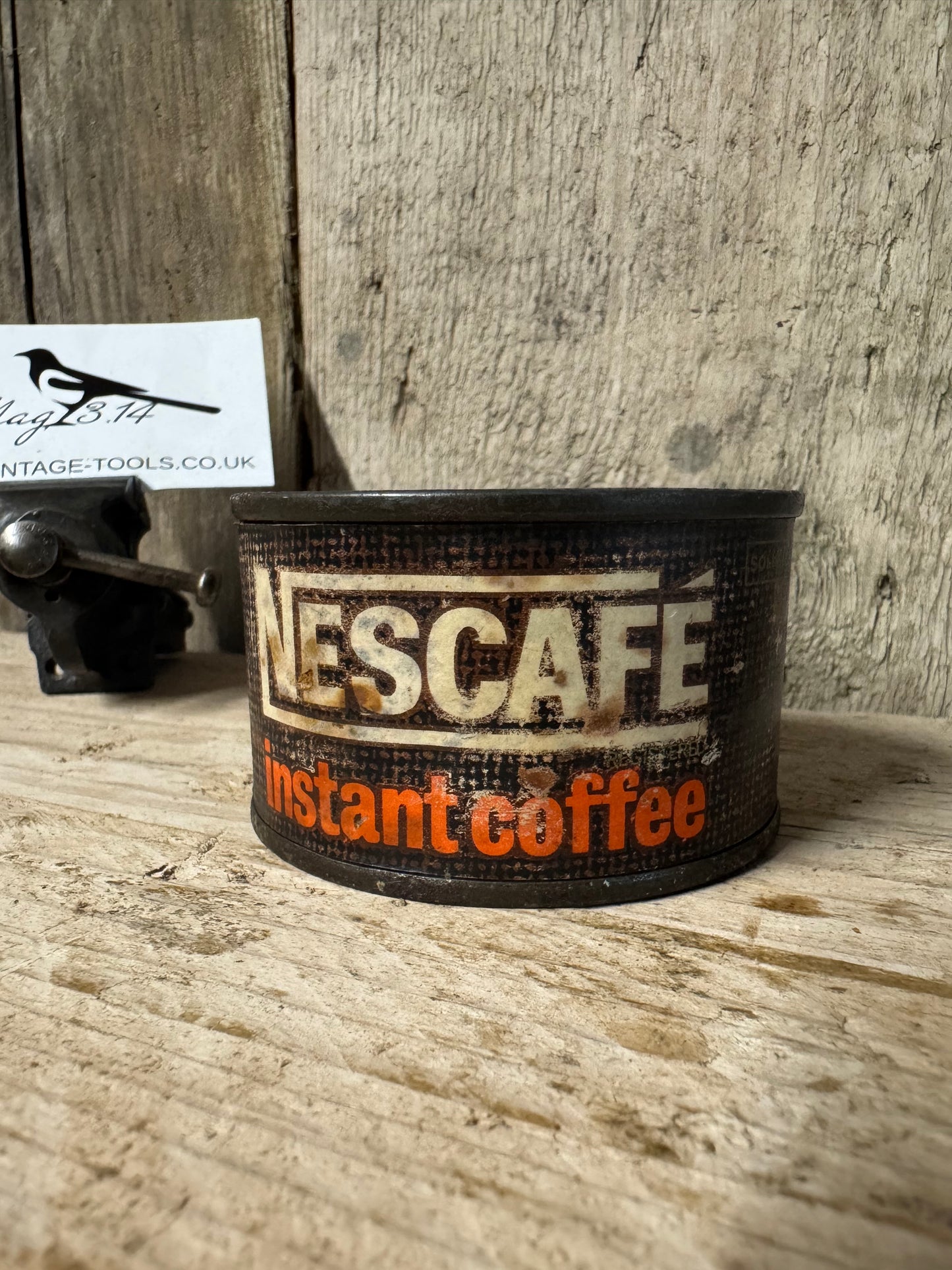Vintage Nescafe Instant Coffee 1oz Tin