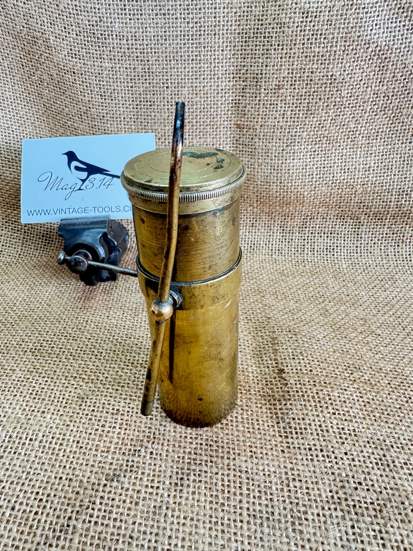 Moore & Wright Jewellers Brass Blow Lamp