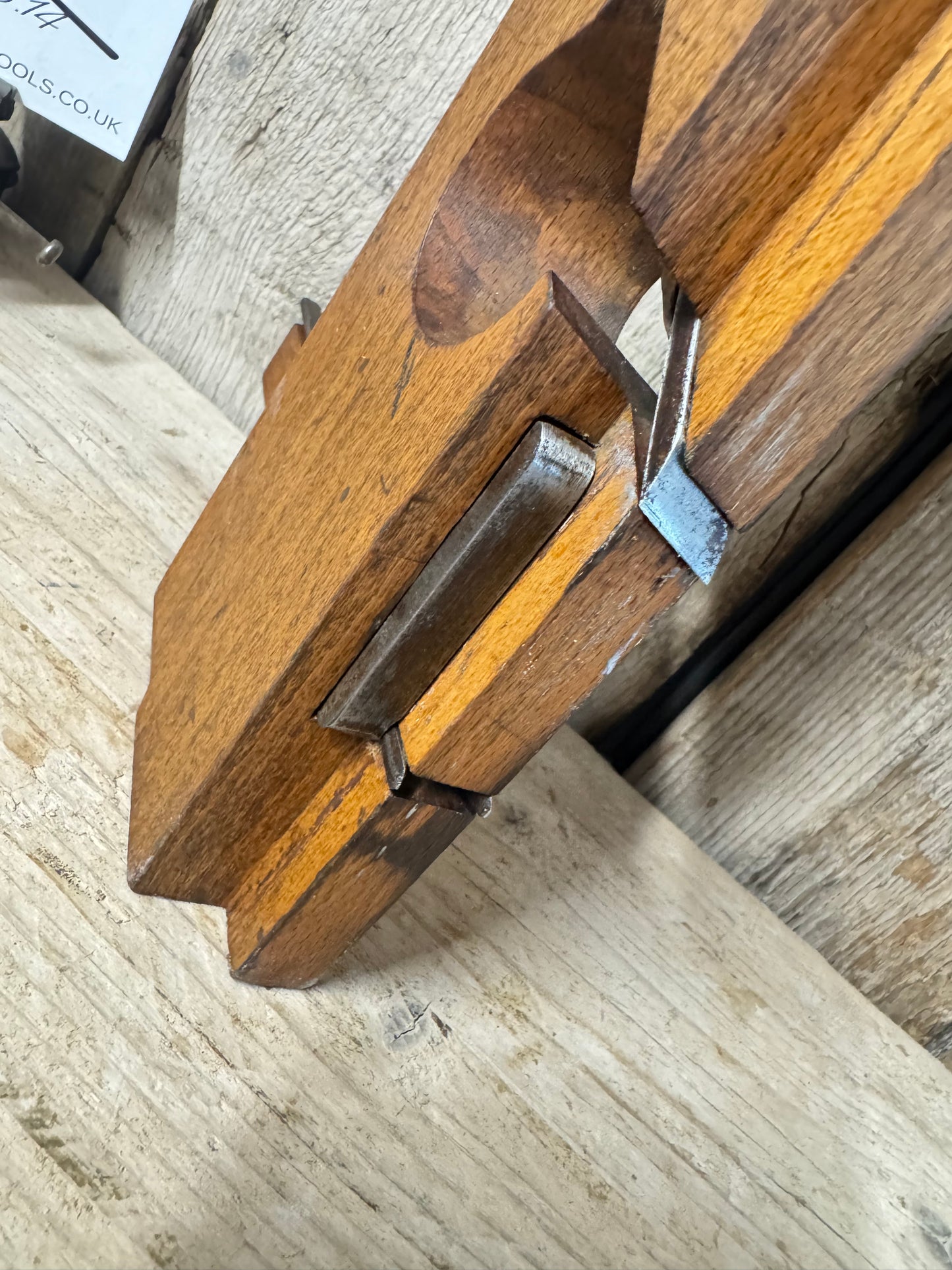 A Mathieson Twin Iron 5/8 Moulding Plane