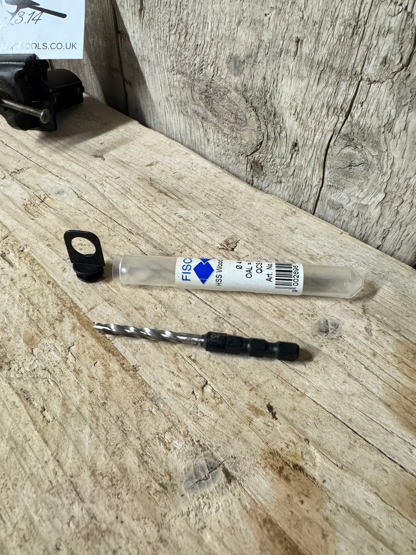 Fisch 4mm HSS Wood Twist Drill QCS Hex 507223