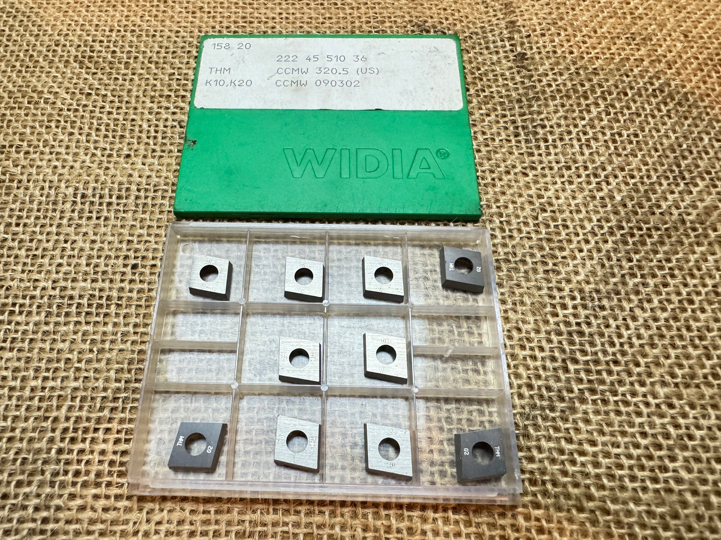 Widia THM CCMW 090302 Carbide Inserts x 10
