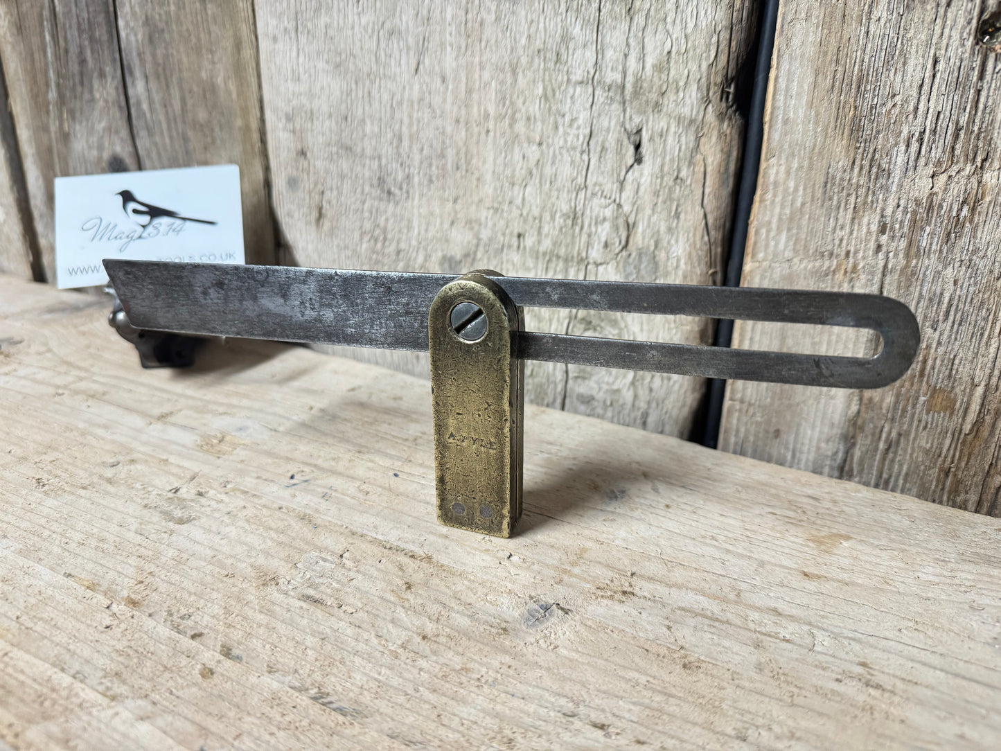 Apprentice Made Bronze Sliding Bevel