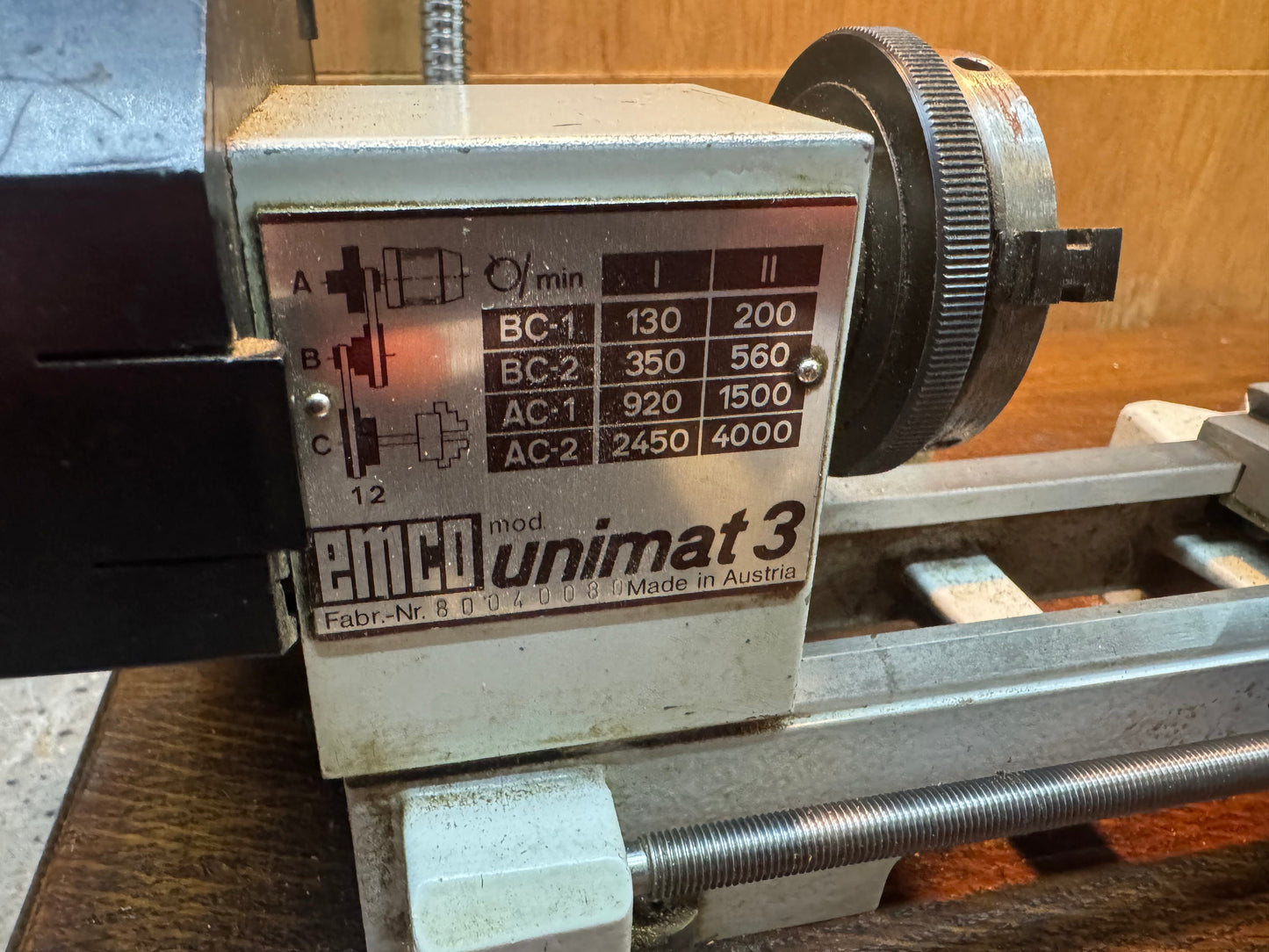 Unimat 3 Model Makers Lathe with tooling & spares