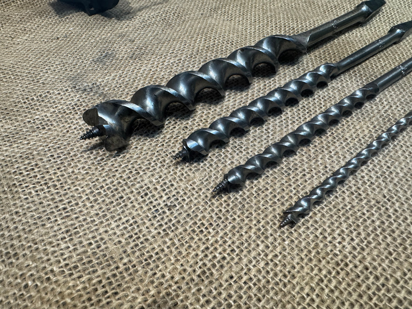 4 x GPO Marked Wood Auger Drill Bits