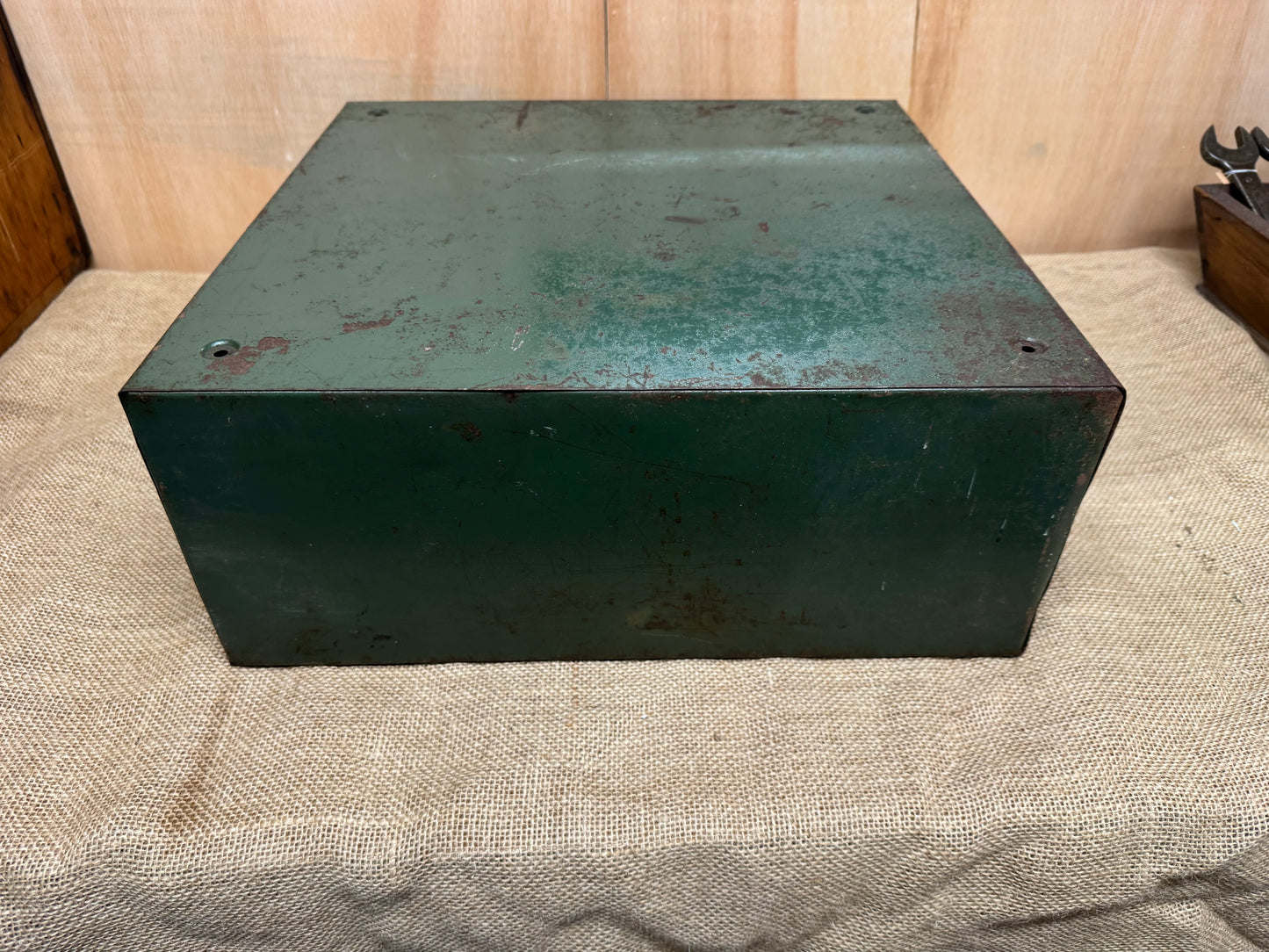 Vintage Blick Green 2 Drawer Card File / Index Cabinet