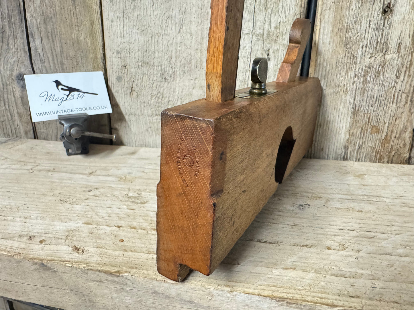 A Mathieson Twin Iron 5/8 Moulding Plane