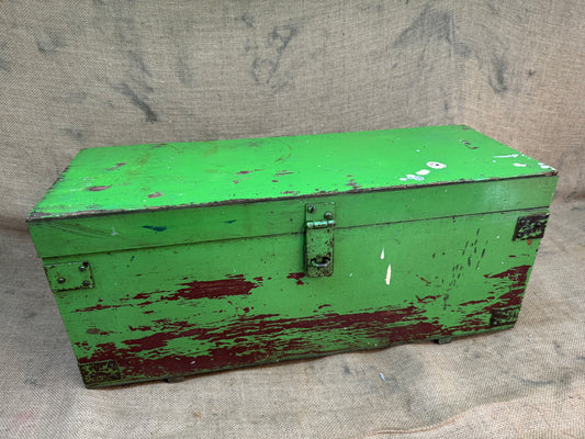 Vintage Pinewood Tool Chest