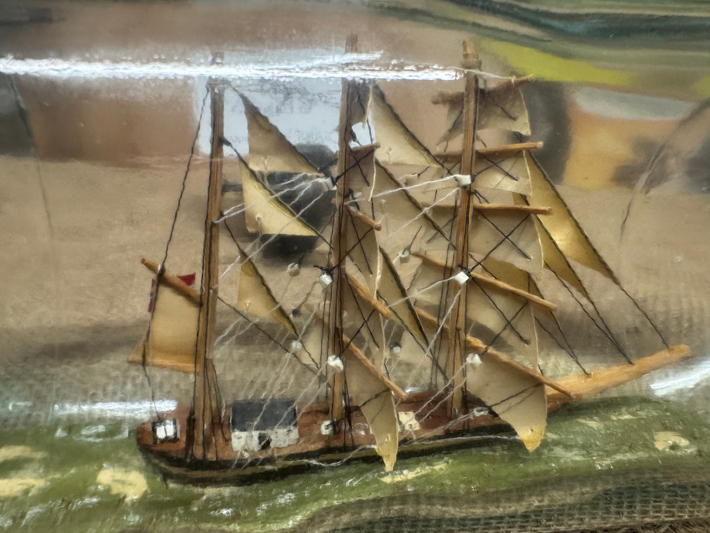 Vintage Ship In A Bottle