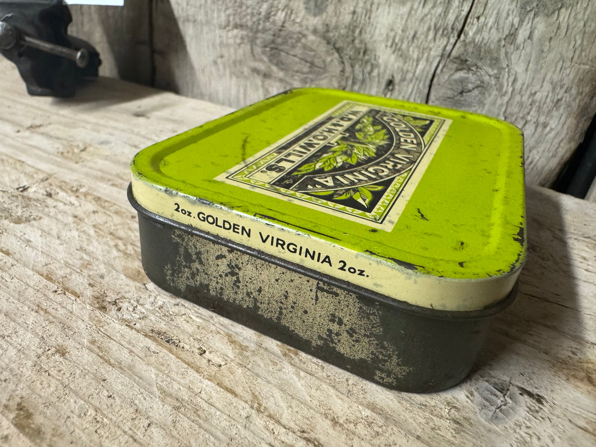 Vintage Golden Virginia WD & H Wills 2oz Tobacco Tin