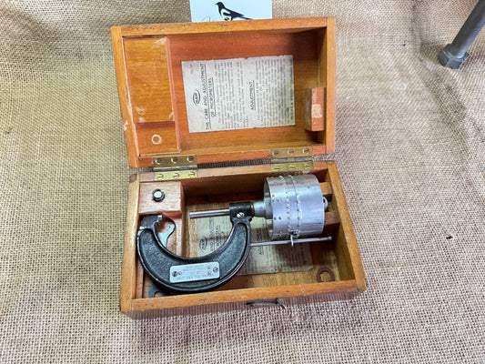 Moore & Wright 1” - 2” Braille Micrometer