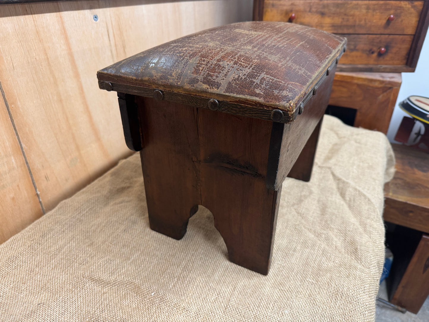 Antique Footstool / Fireside Stool / Bible Box / Childs Stool