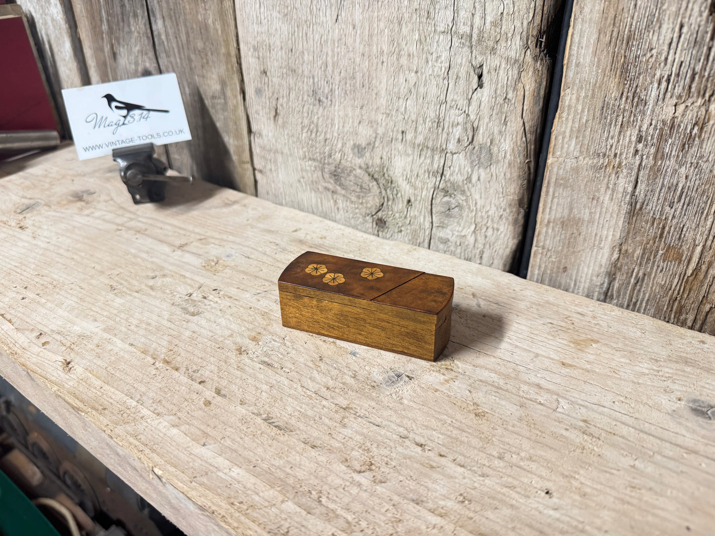 Small Vintage Puzzle Box / Brain Teaser