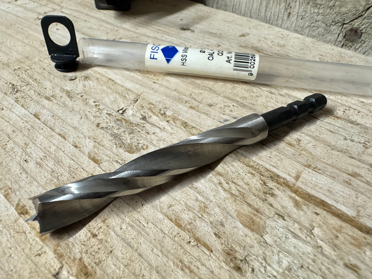 Fisch 10mm HSS Wood Twist Drill QCS Hex 507226