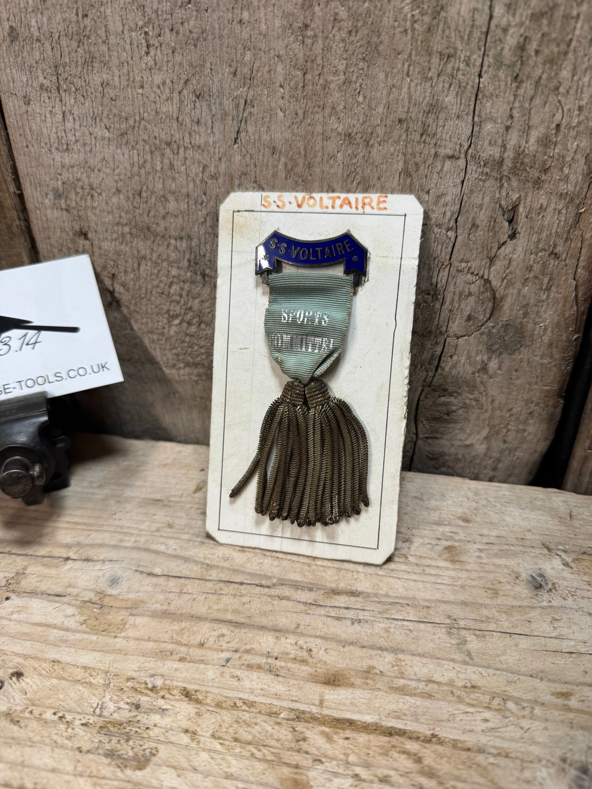 SS Voltaire Sports Committee Pin Badge