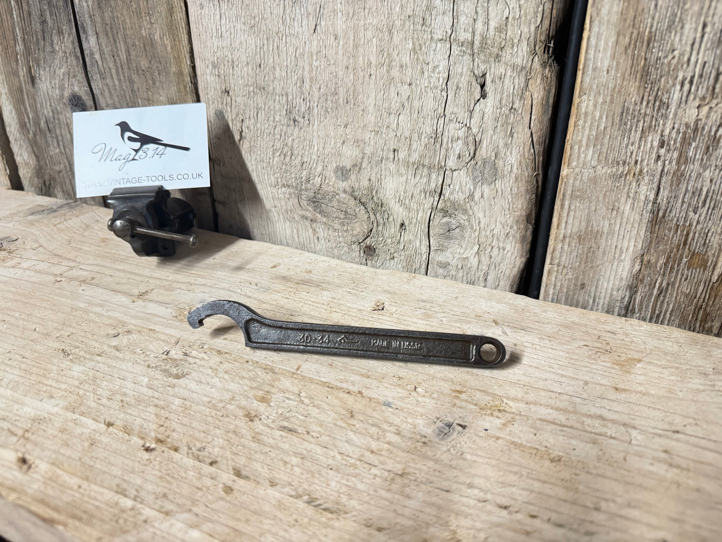 Vintage Soviet C Hook Spanner 30-34