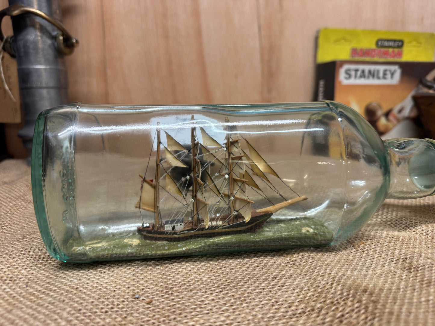 Vintage Ship In A Bottle