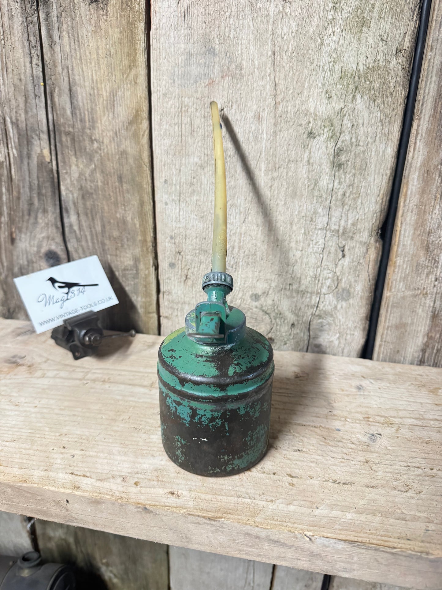 Wesco Green Oil Can with Nylon Spout