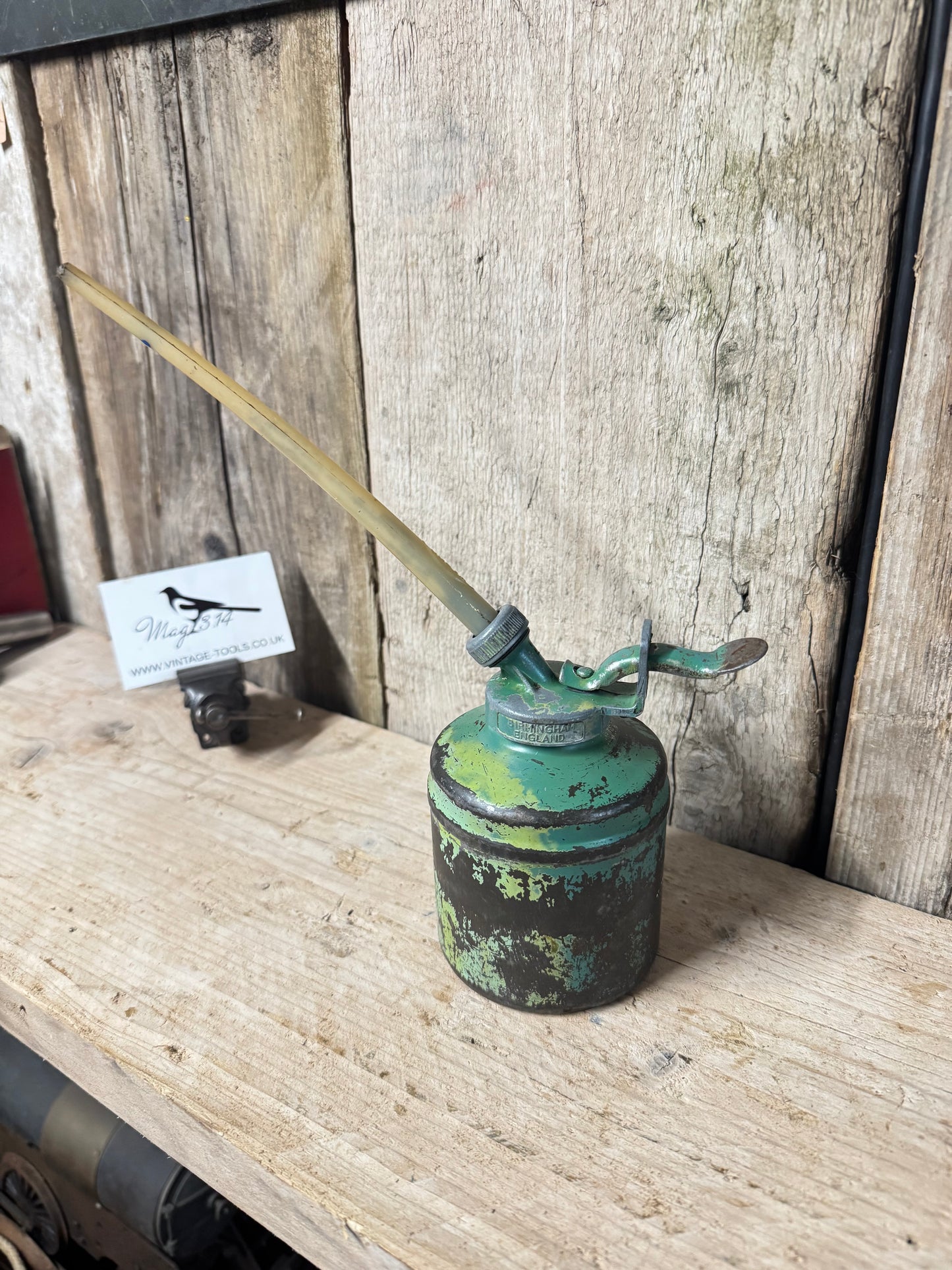 Wesco Green Oil Can with Nylon Spout