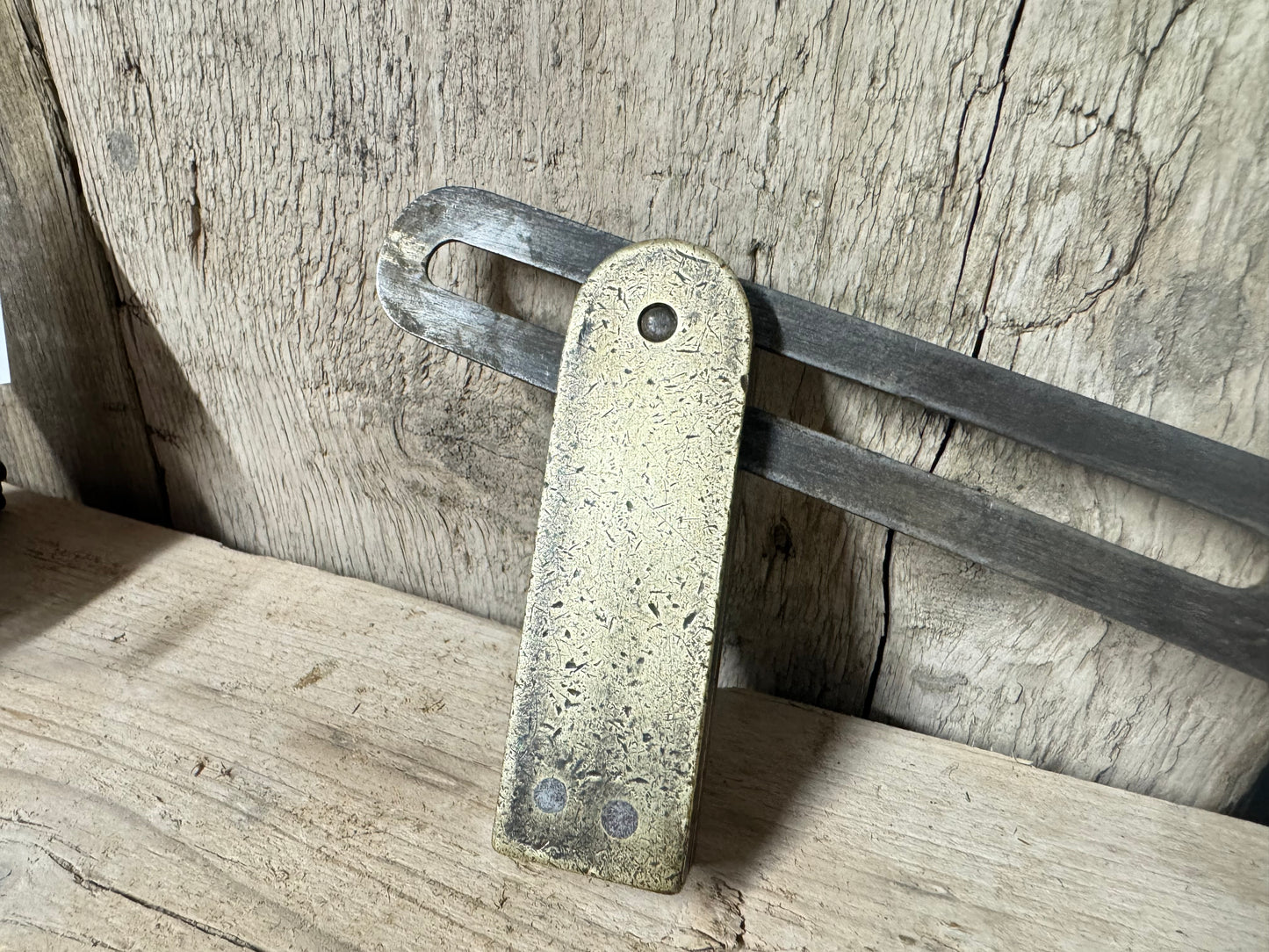 Apprentice Made Bronze Sliding Bevel