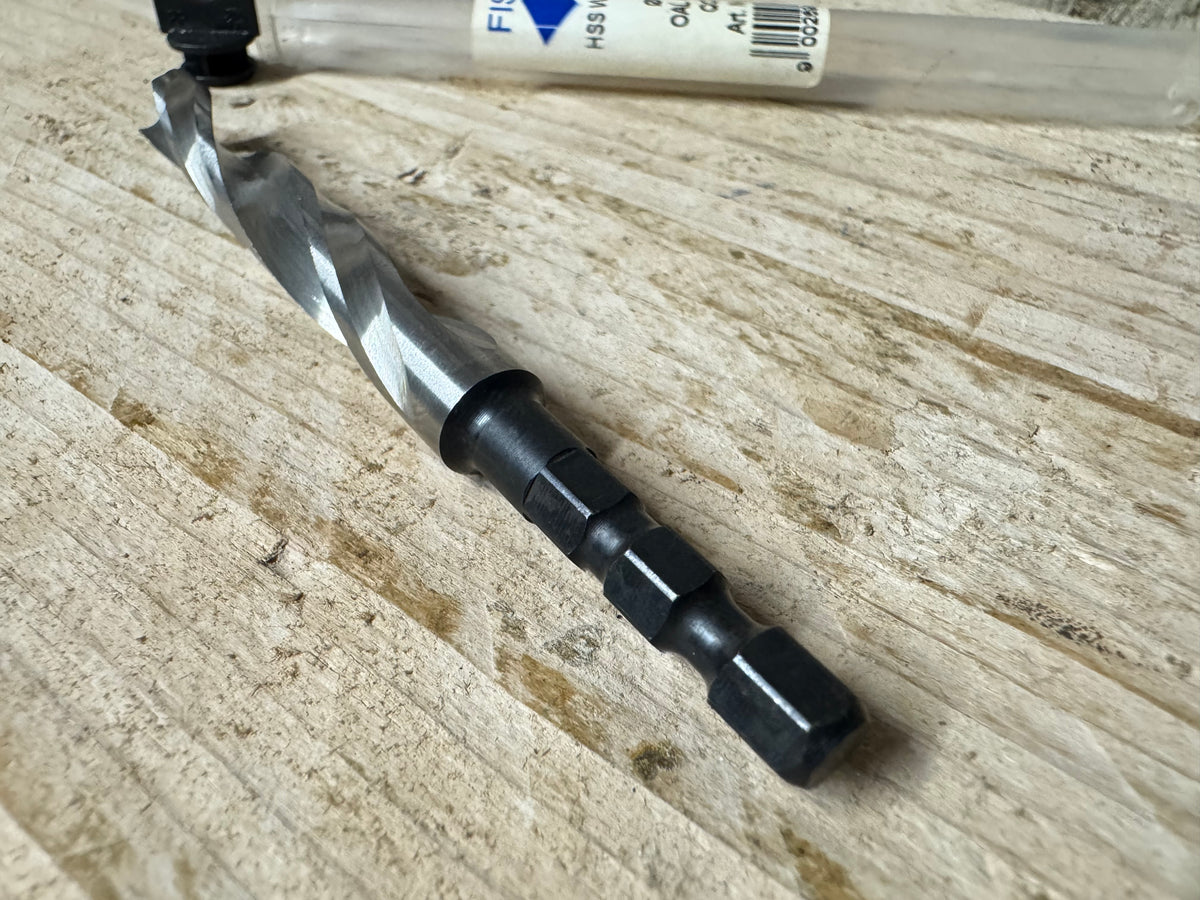 Fisch 10mm HSS Wood Twist Drill QCS Hex 507226