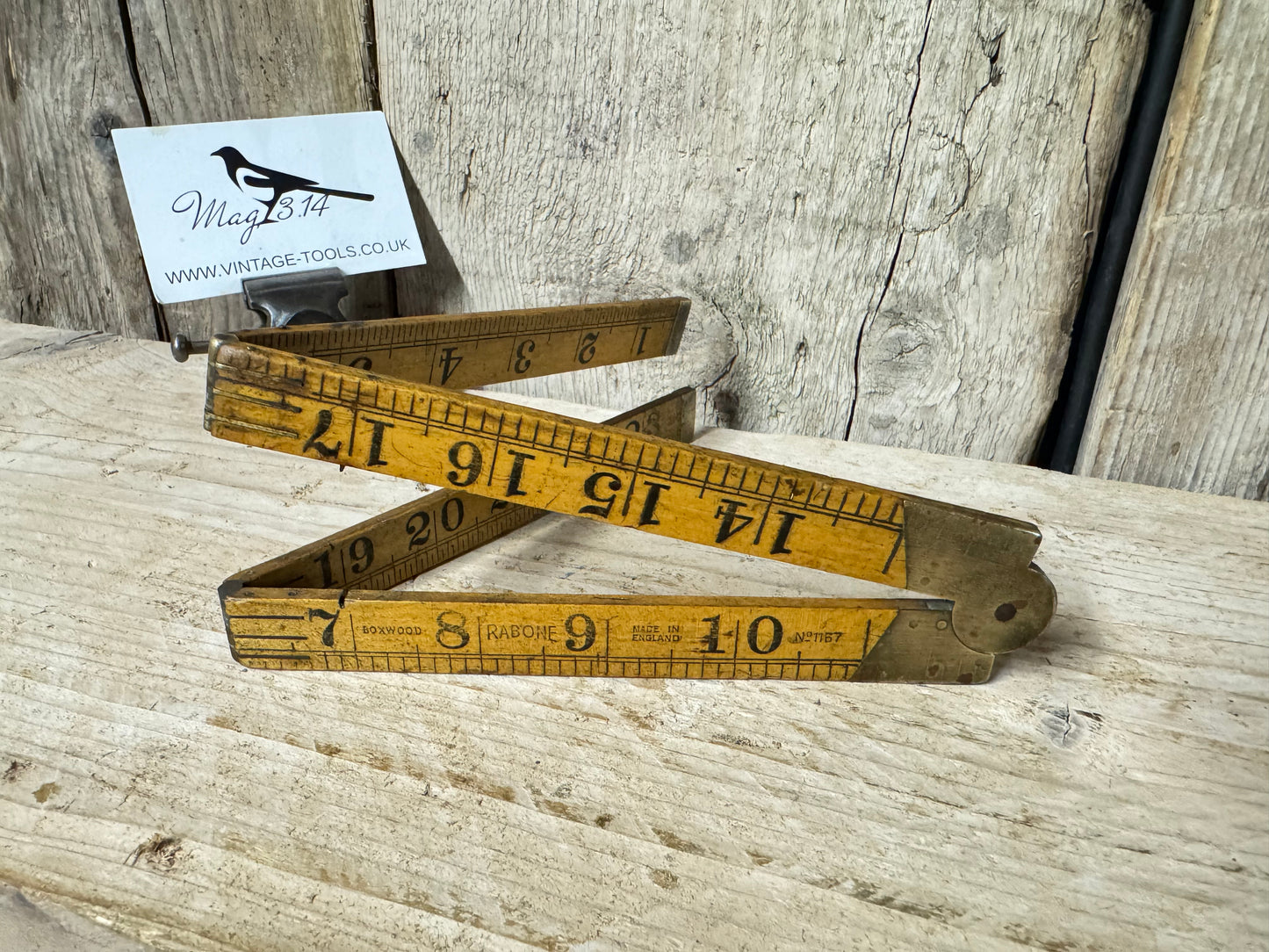 Rabone No 1167 Boxwood 2ft Folding Rule