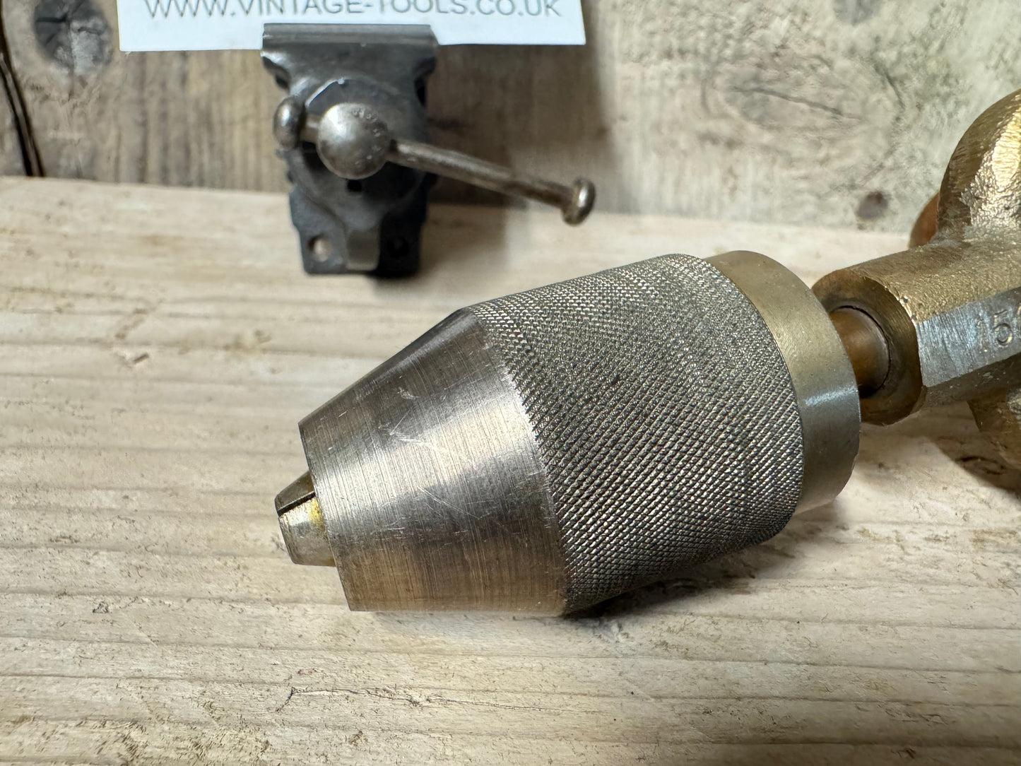 Rare Brass Body Egg Beater Hand Drill
