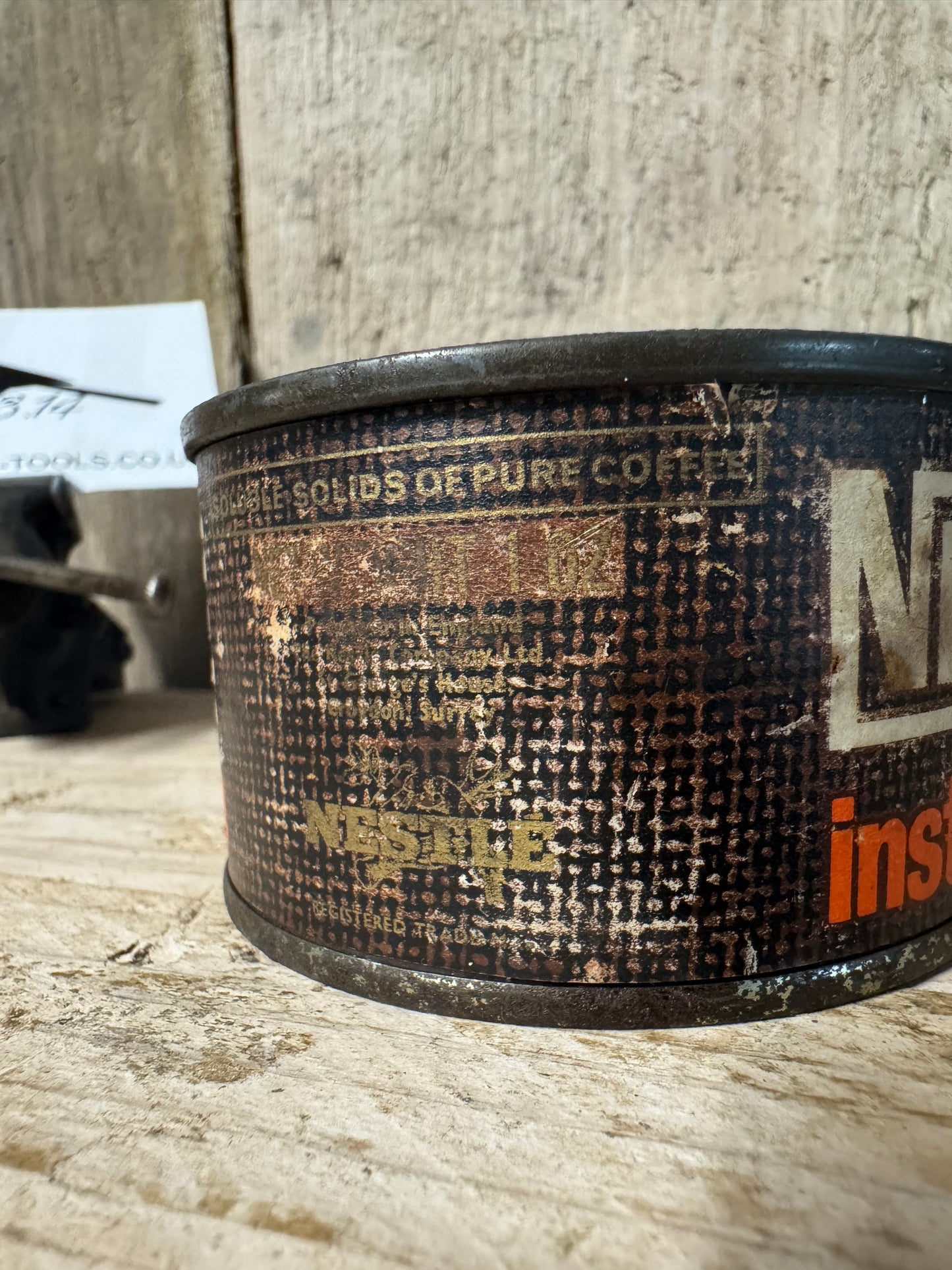 Vintage Nescafe Instant Coffee 1oz Tin