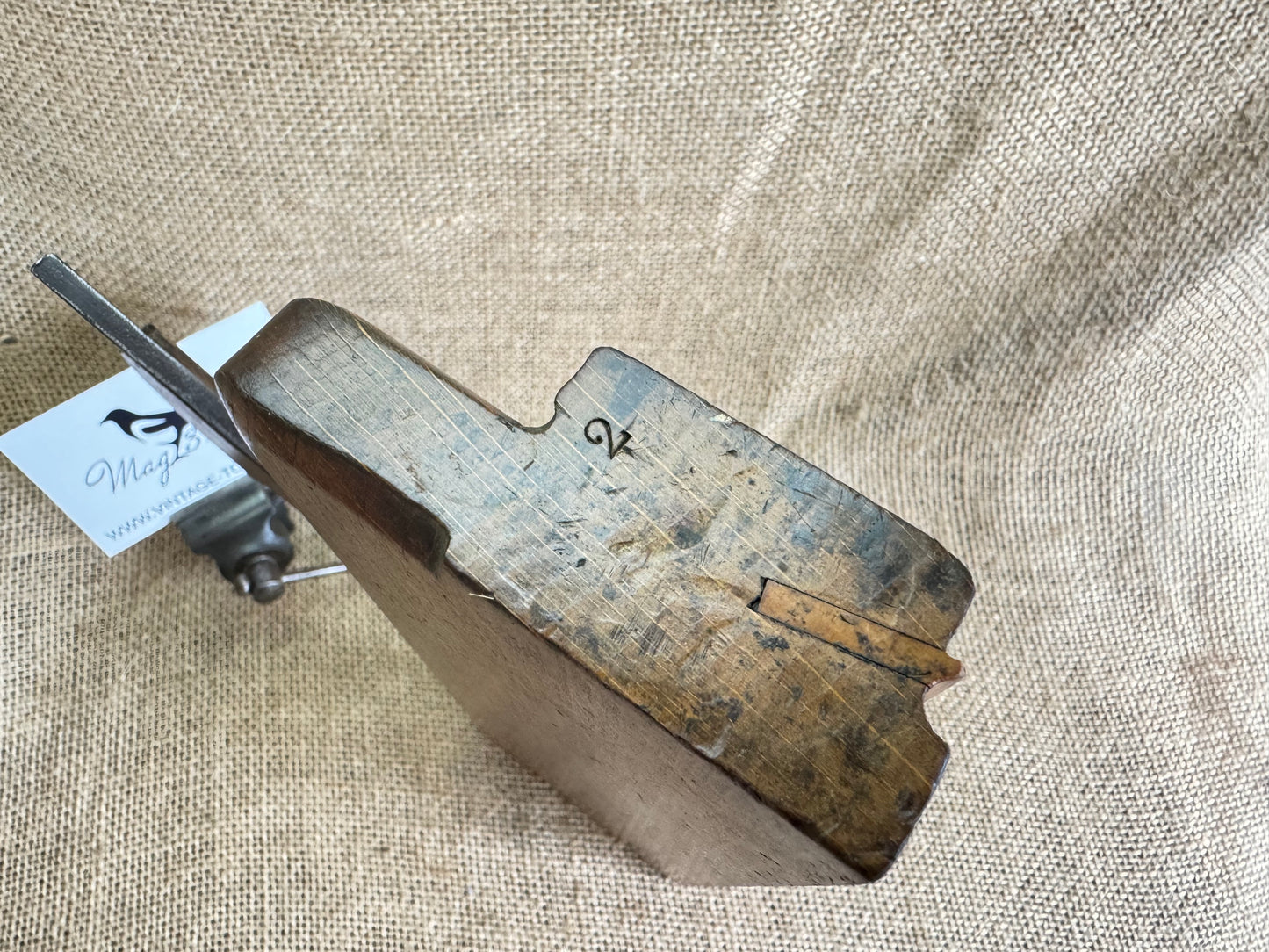 Beechwood Varvill & Sons No 2 1/4” Side Moulding Plane