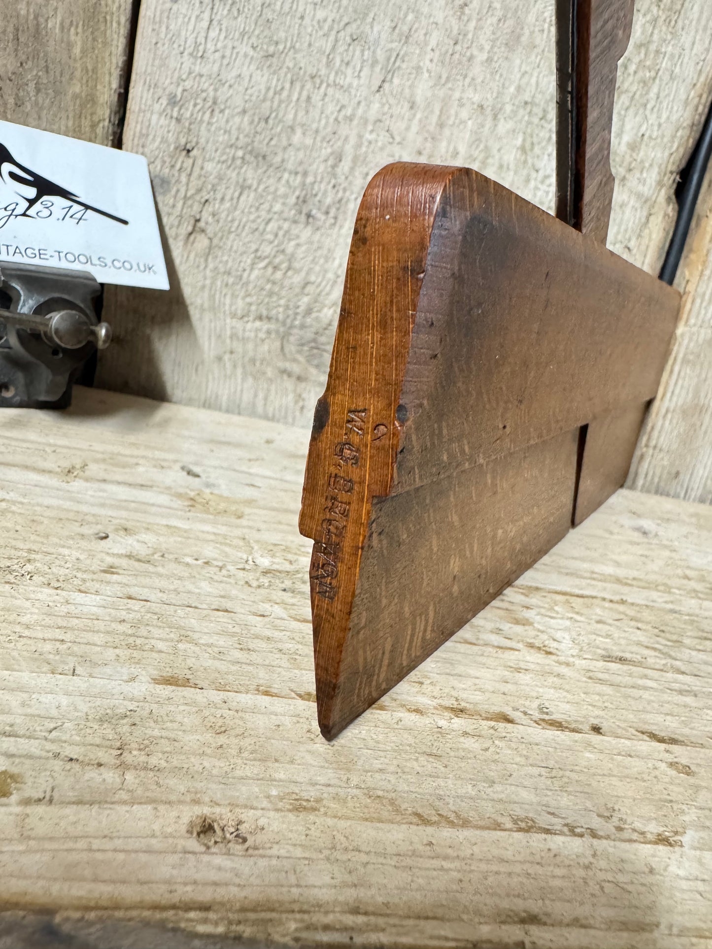 Thomas Bradburn & Son Beechwood Side Rabbet Moulding Plane