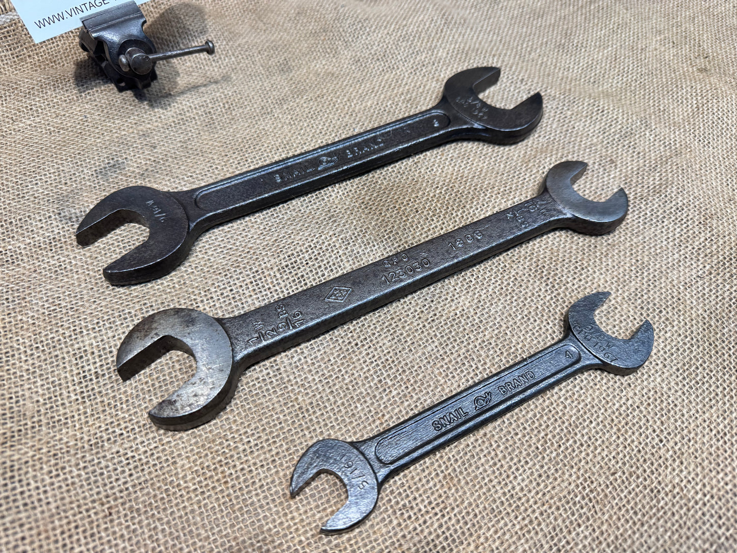 3 x G.P.O Marked Imperial Combination Spanners