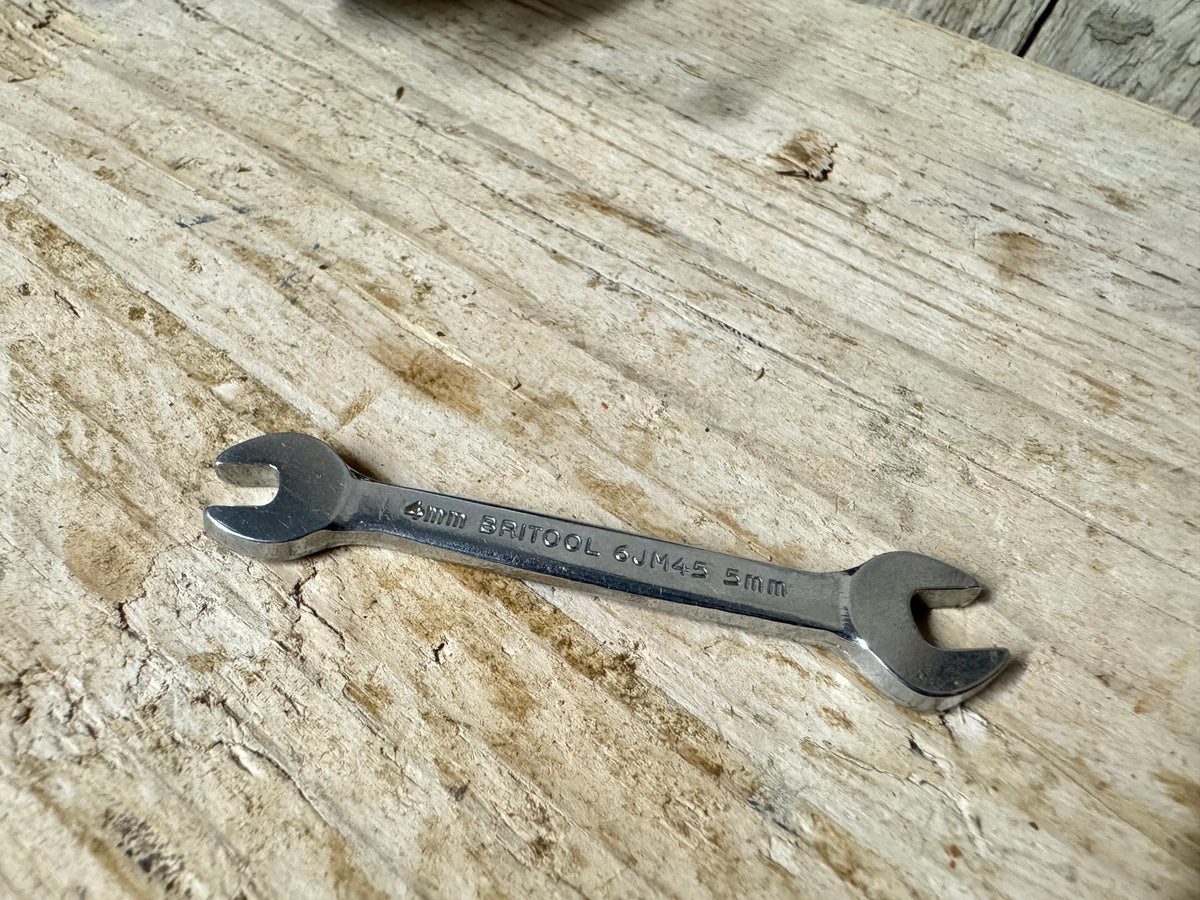 Britool 6JM45 4mm & 5mm Open Combination Spanner
