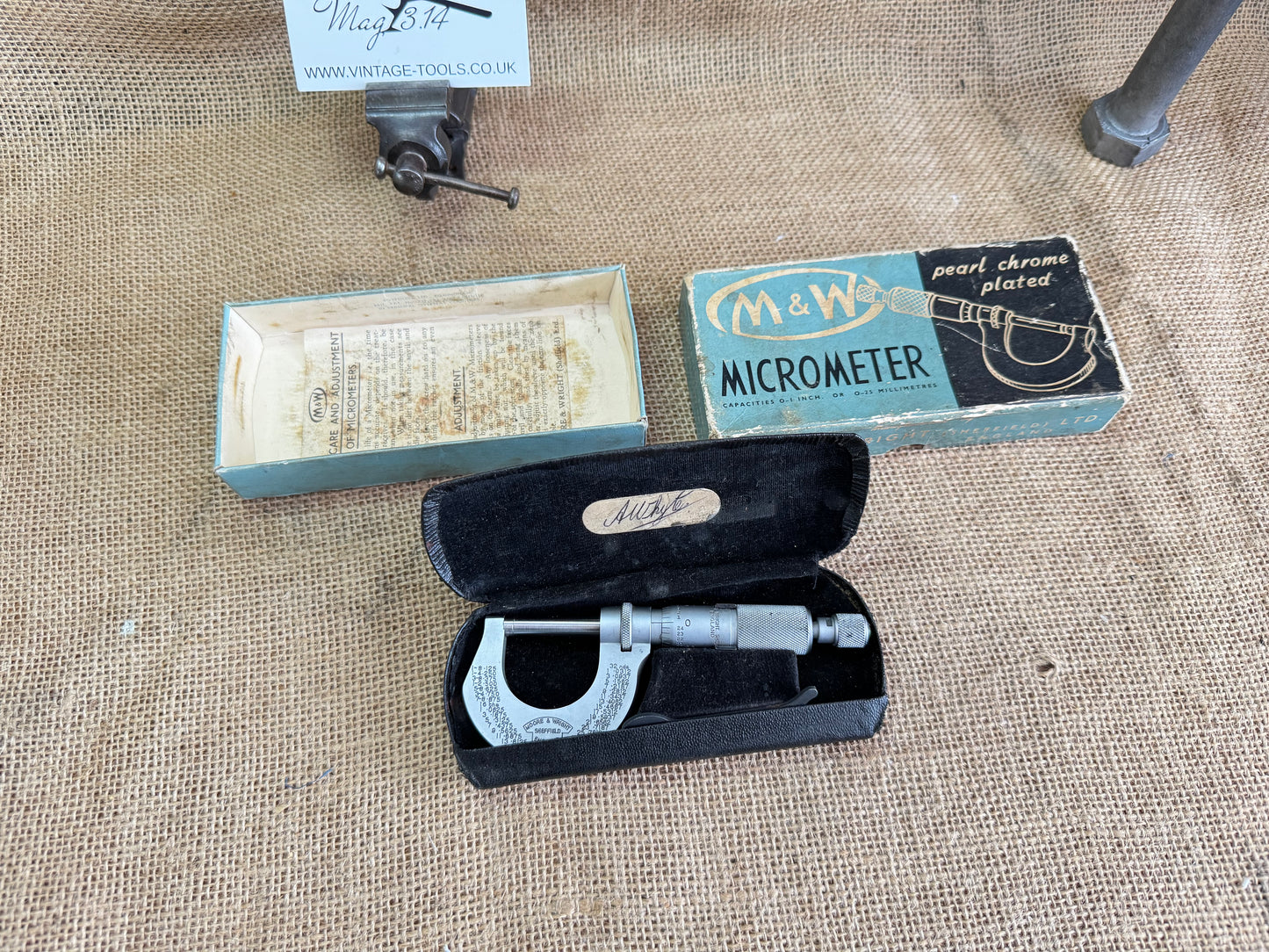 Moore & Wright No 961 0-1” Micrometer