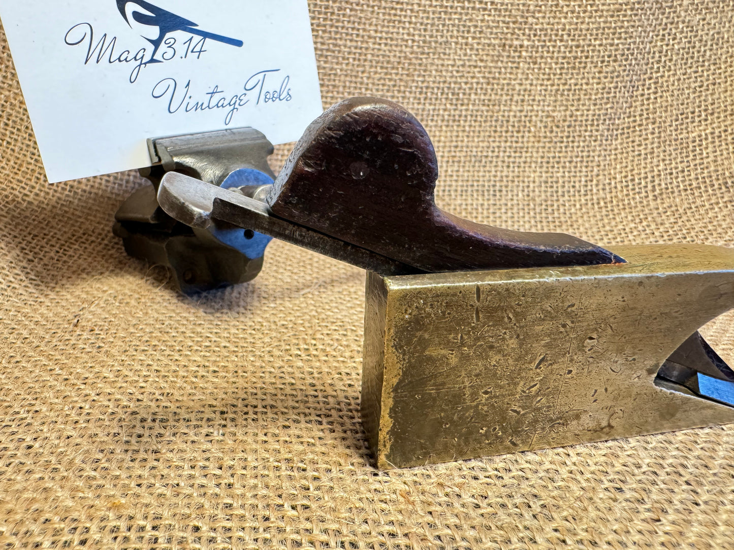 Antique Brass Marples 1/2” Bullnose Wood Plane