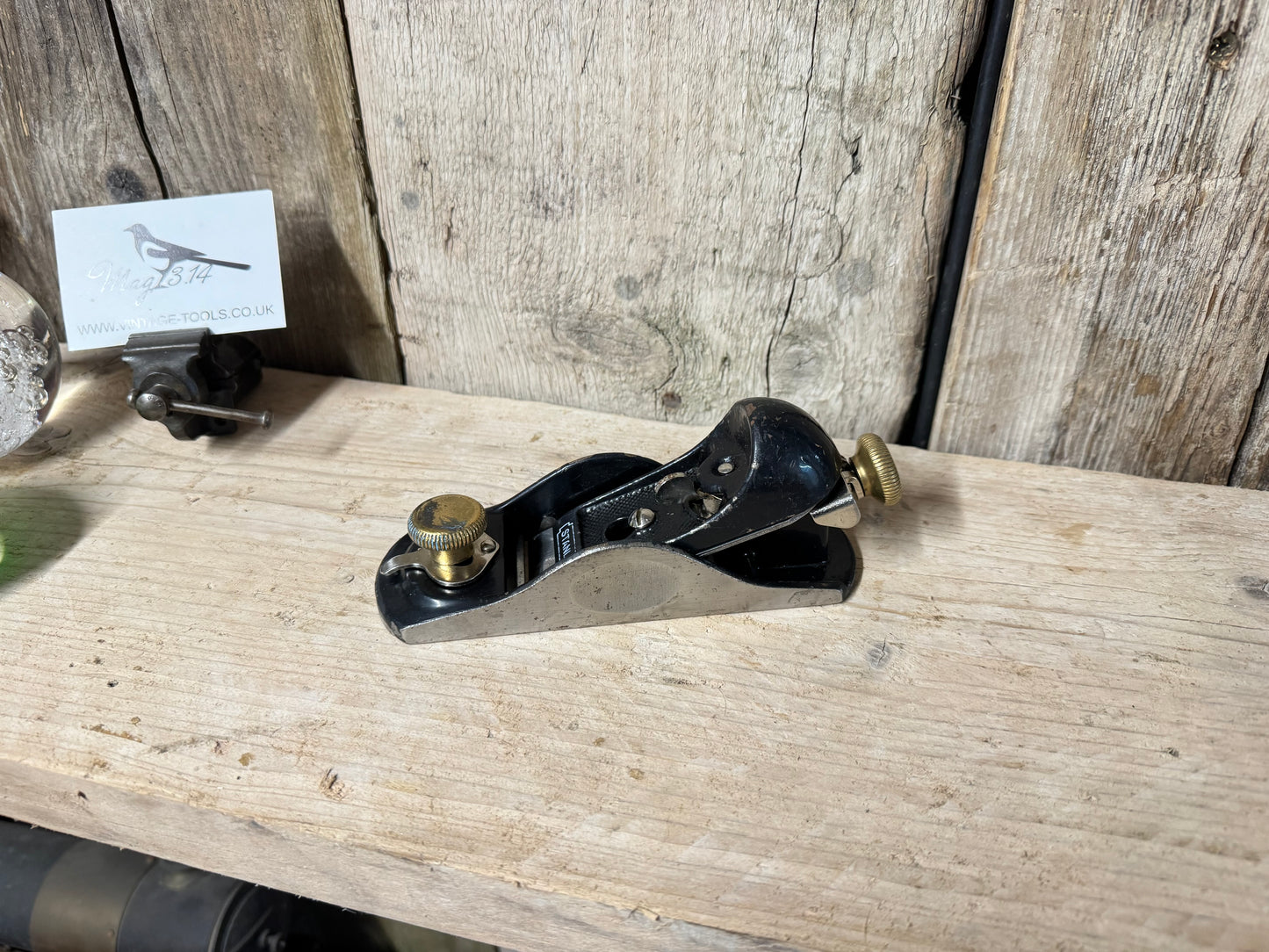 Modern Stanley 9 1/2 Fully Adjustable Block Plane