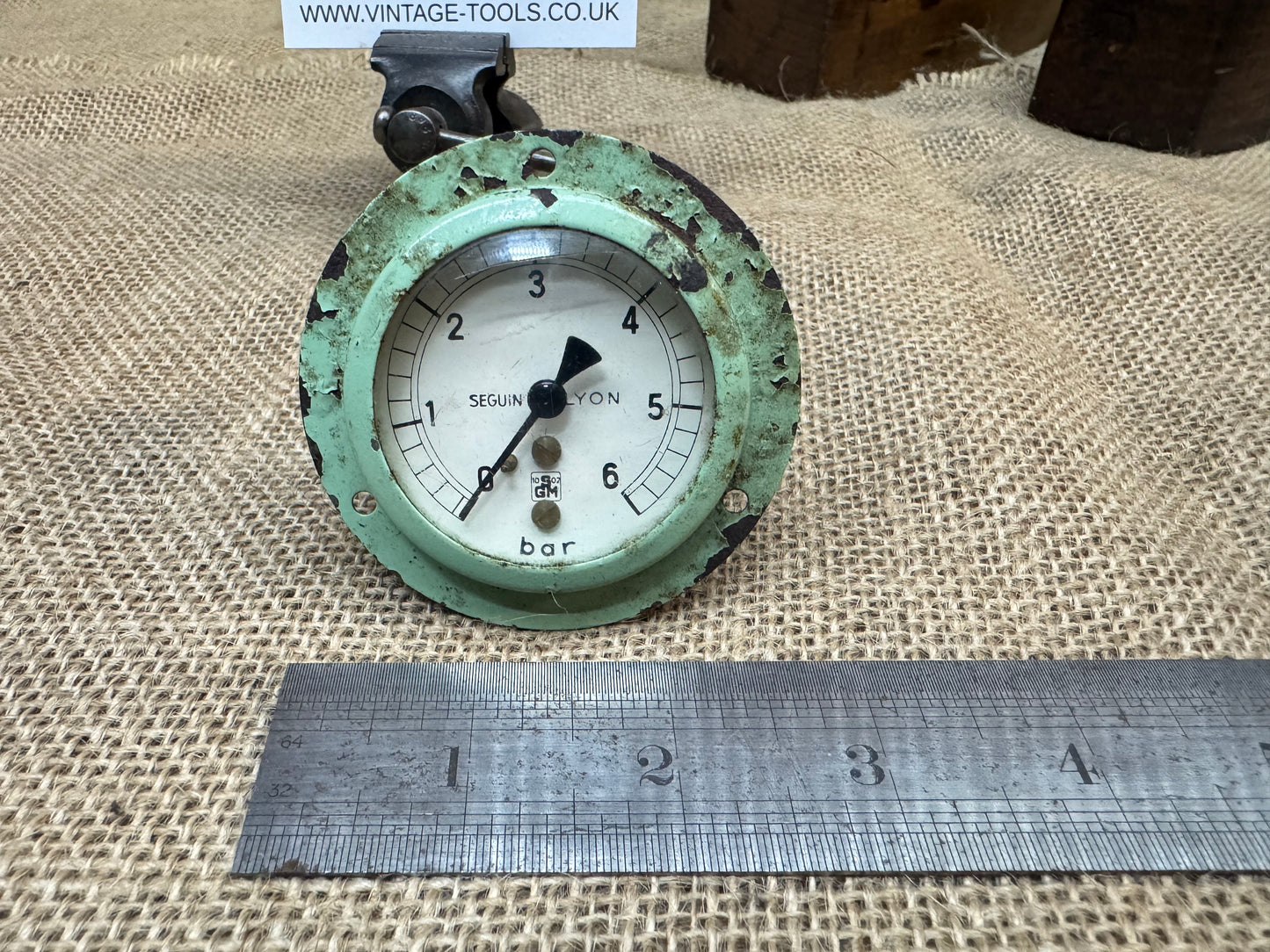Seguin Lyon 0-6 Bar Pressure Gauge