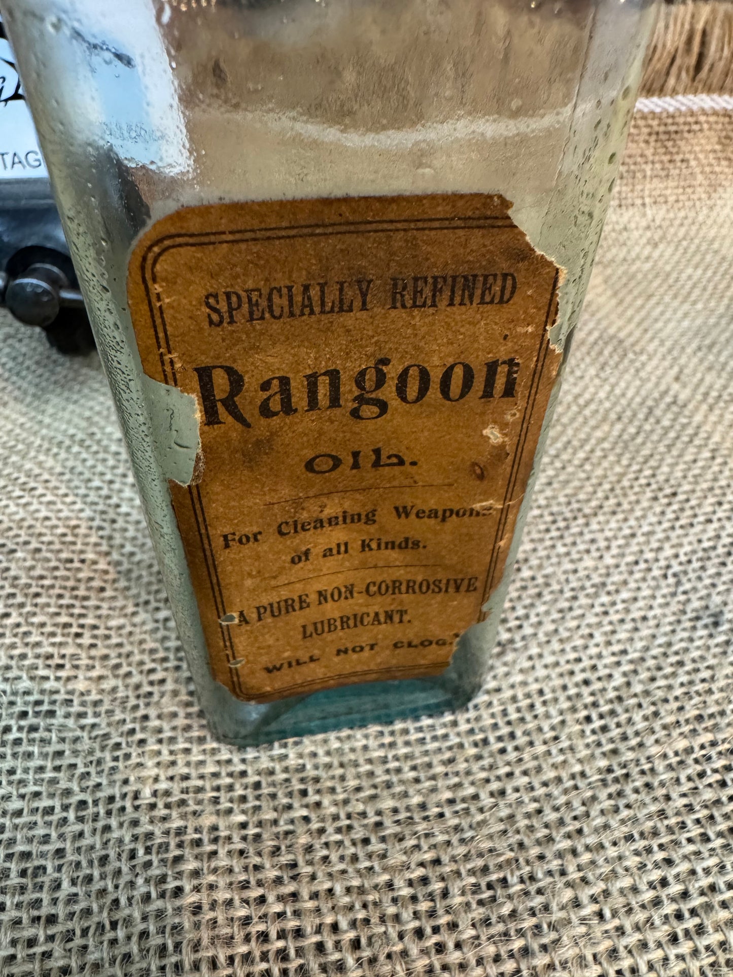 Rangoon Oil Glass Bottle