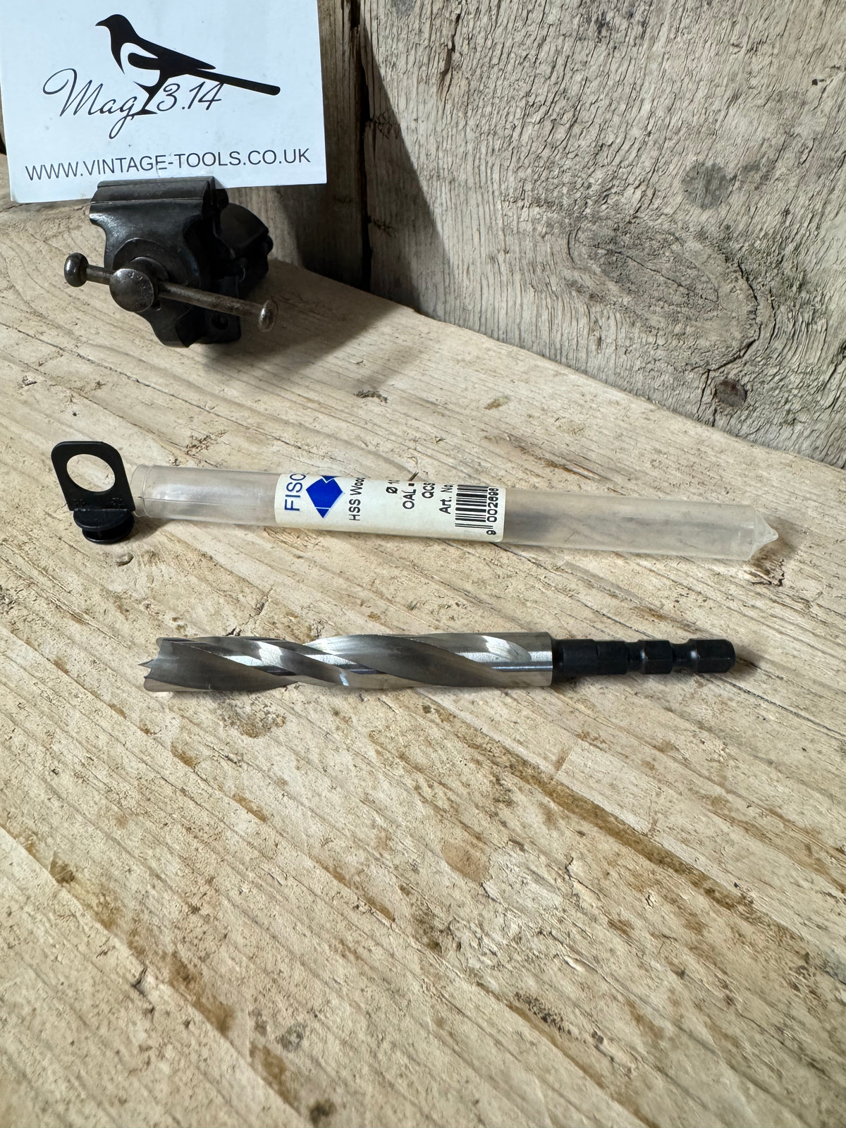Fisch 10mm HSS Wood Twist Drill QCS Hex 507226
