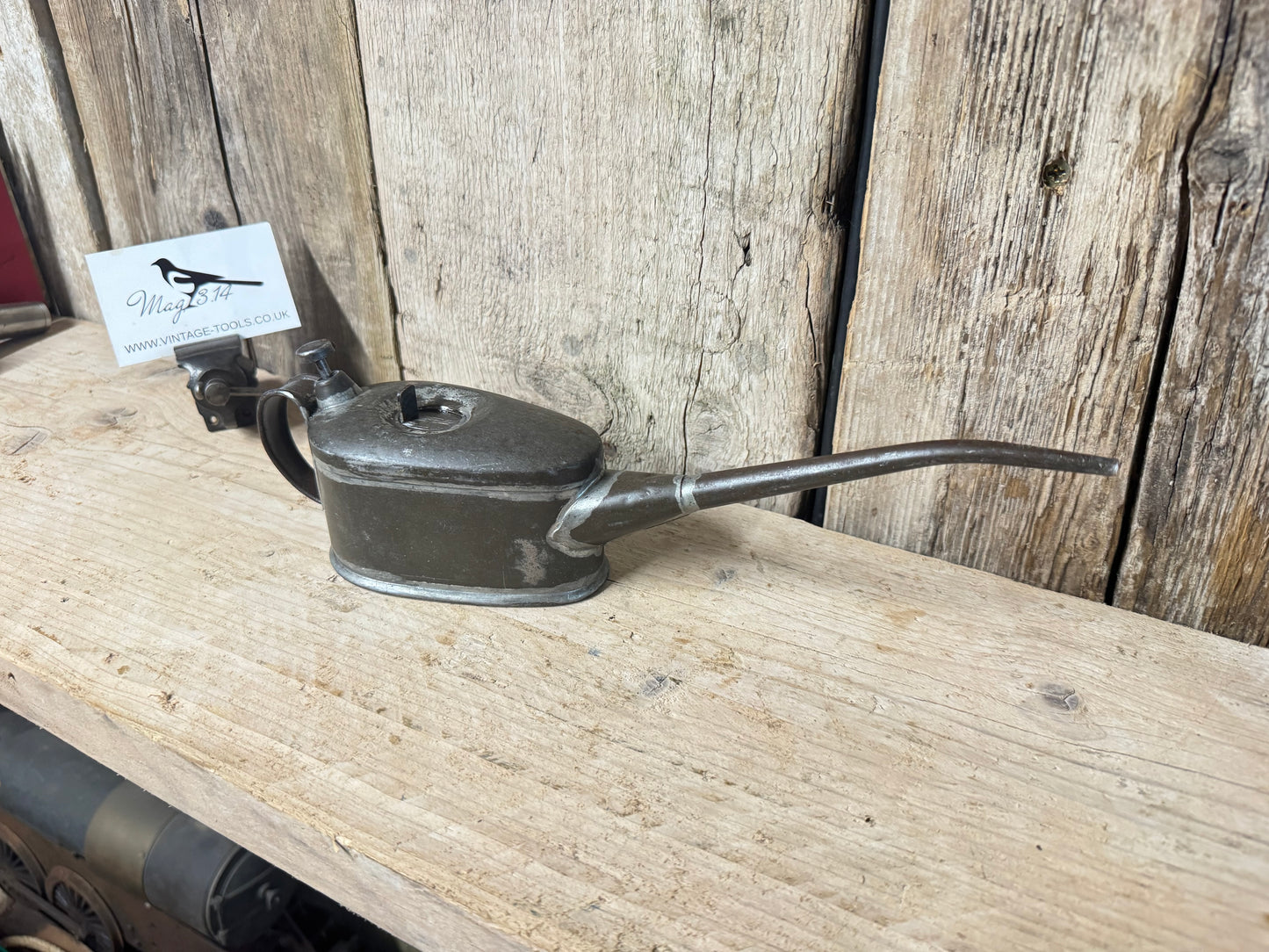 Braimes 1/2 Pint Oil Can with 1953 Military Broad Arrow