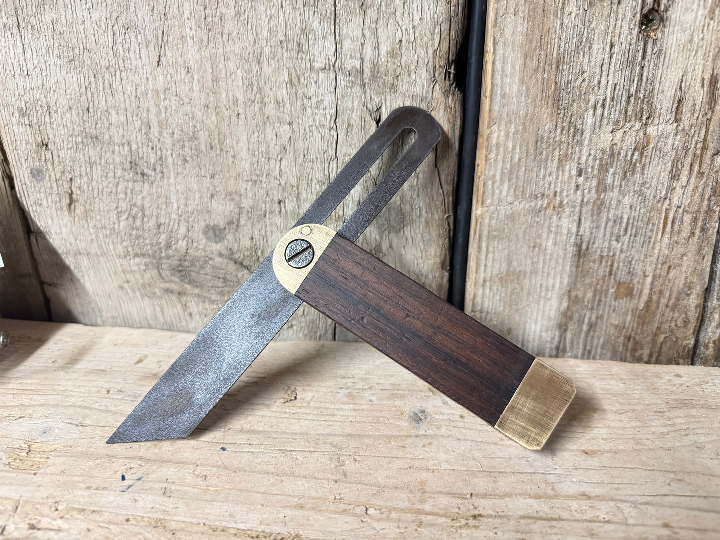 Brass & Rosewood 7 1/2” Sliding Bevel